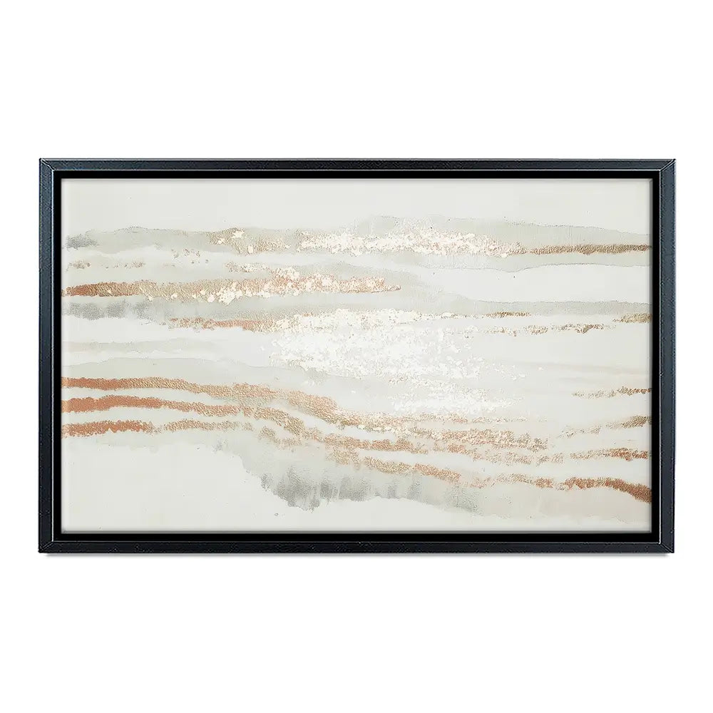 Copper Stripe Field Canvas Print Copper Stripe Field Canvas Print wall art product Chromatic Storm Studio