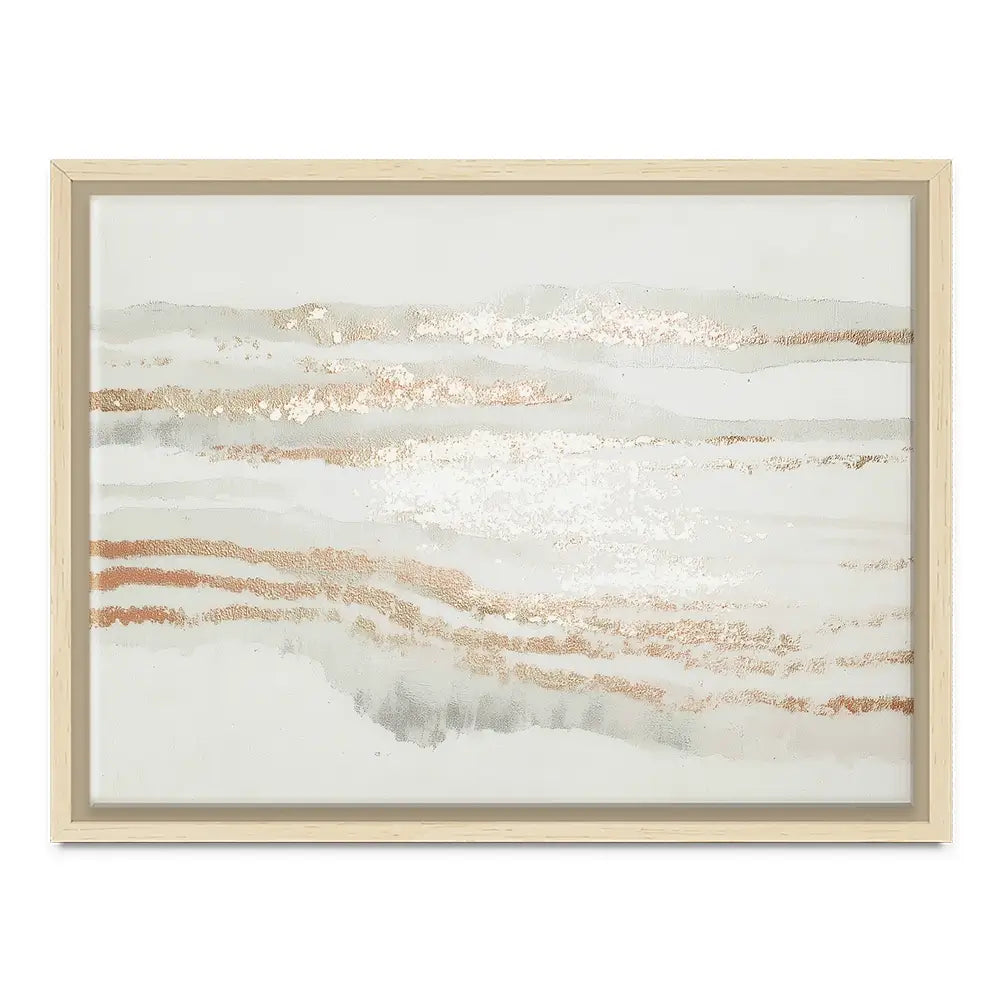 Copper Stripe Field Canvas Print Copper Stripe Field Canvas Print wall art product Chromatic Storm Studio