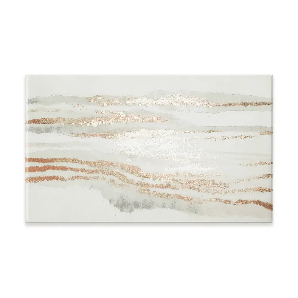 Copper Stripe Field Canvas Print Copper Stripe Field Canvas Print wall art product Chromatic Storm Studio