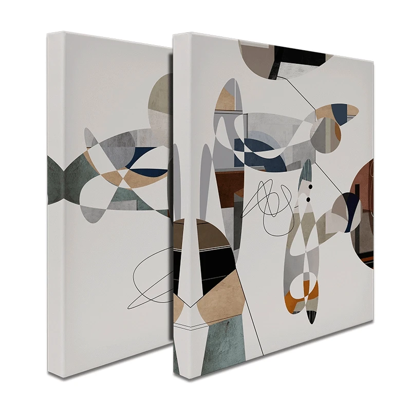 Copycat Duo Canvas Print Copycat Duo Canvas Print wall art product Roberto Moro