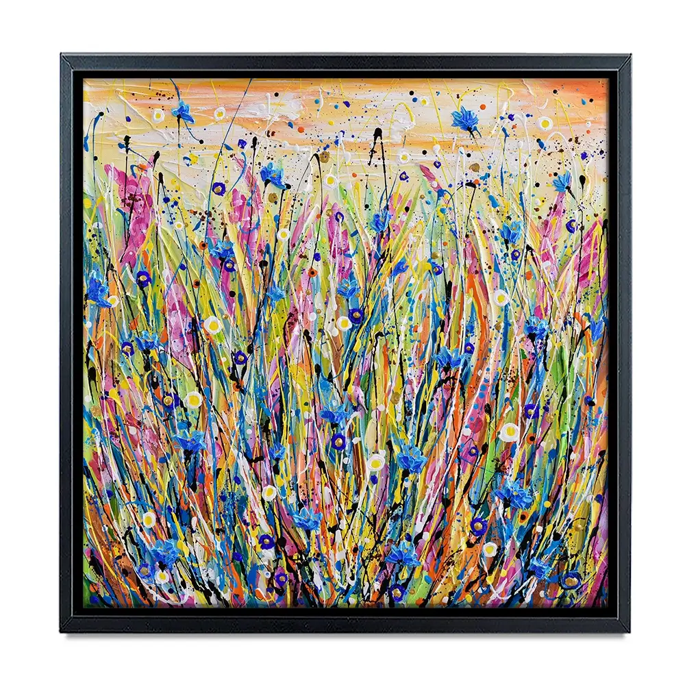 Cornflower Canvas Print Cornflower Canvas Print wall art product Olga Tkachyk