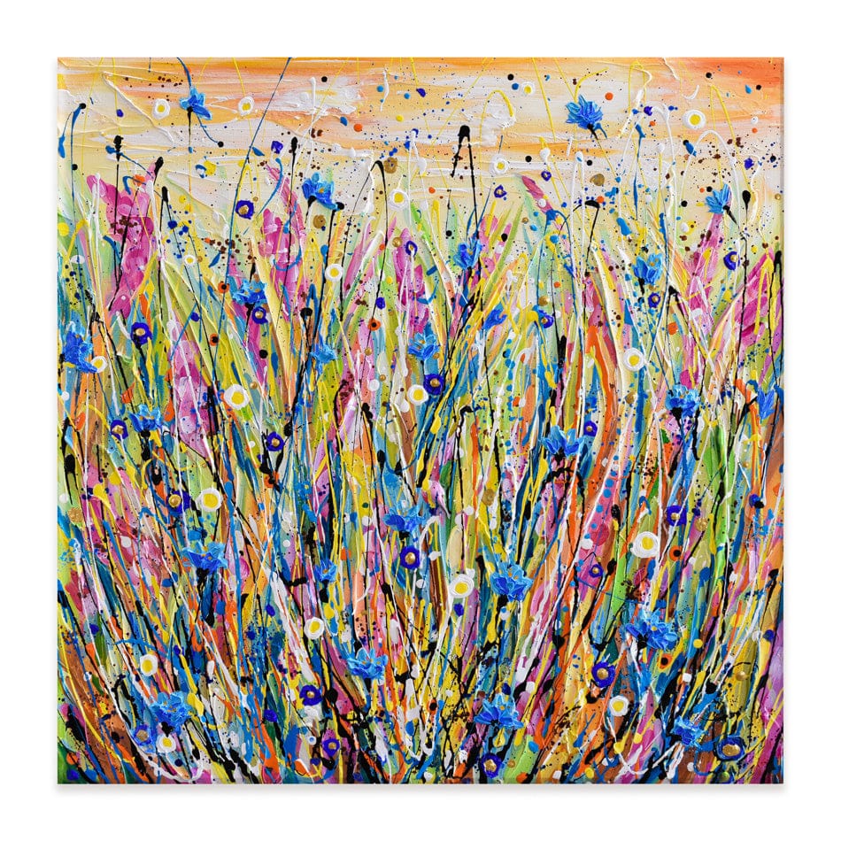 Cornflower Canvas Print wall art product Olga Tkachyk