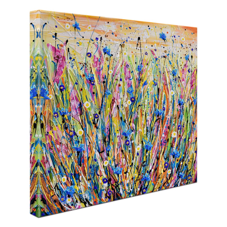 Cornflower Canvas Print wall art product Olga Tkachyk