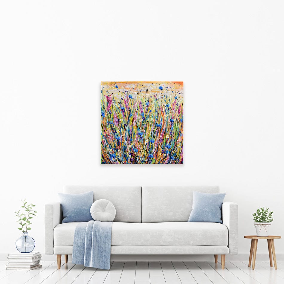 Cornflower Canvas Print wall art product Olga Tkachyk