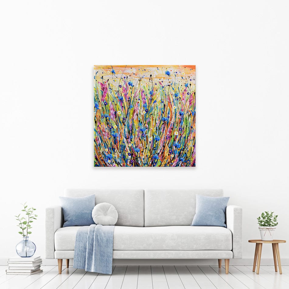Cornflower Canvas Print wall art product Olga Tkachyk