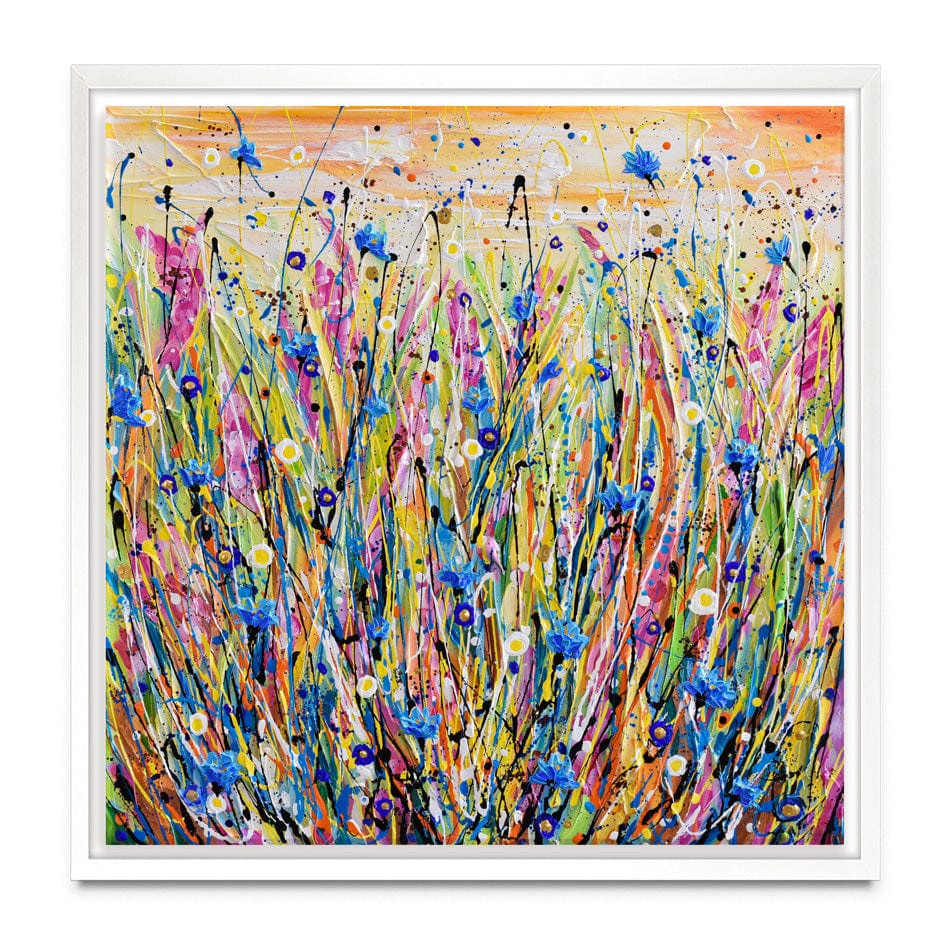 Cornflower Canvas Print wall art product Olga Tkachyk