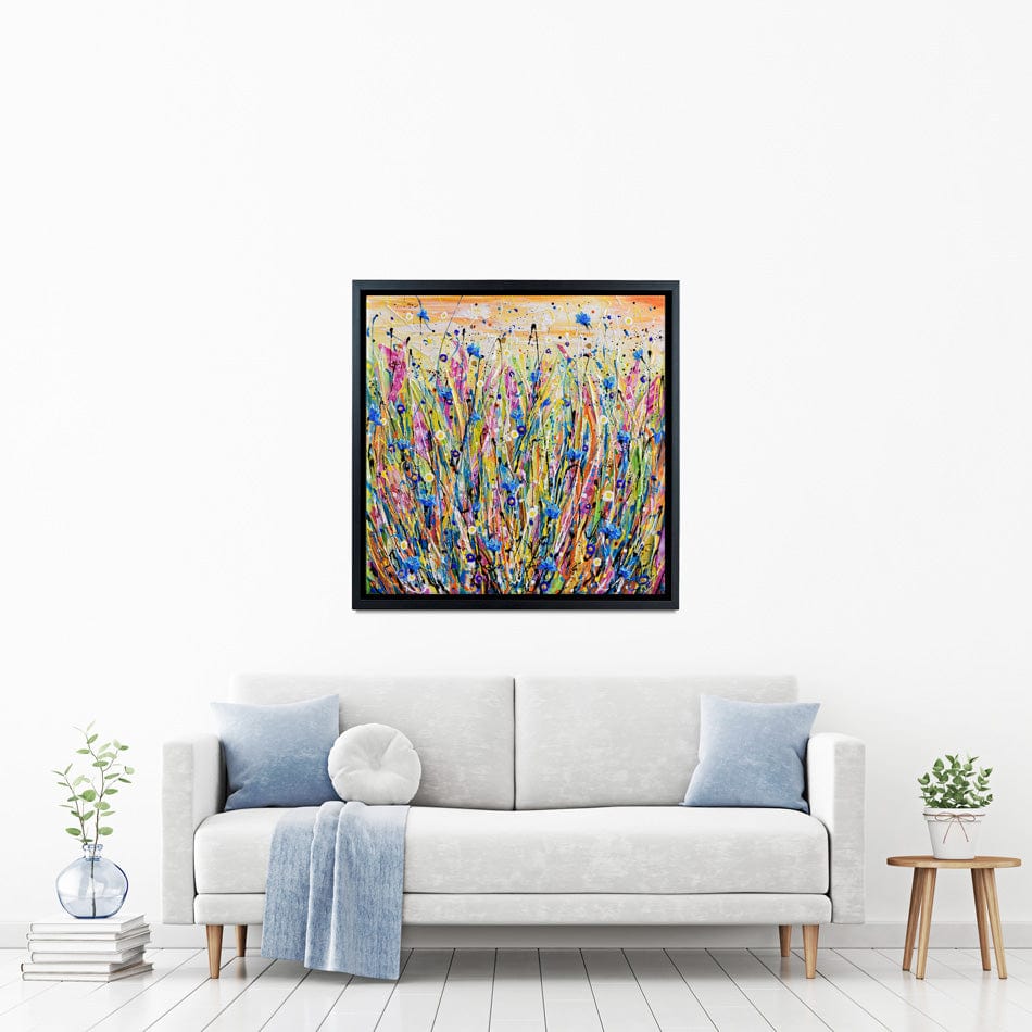 Cornflower Canvas Print wall art product Olga Tkachyk