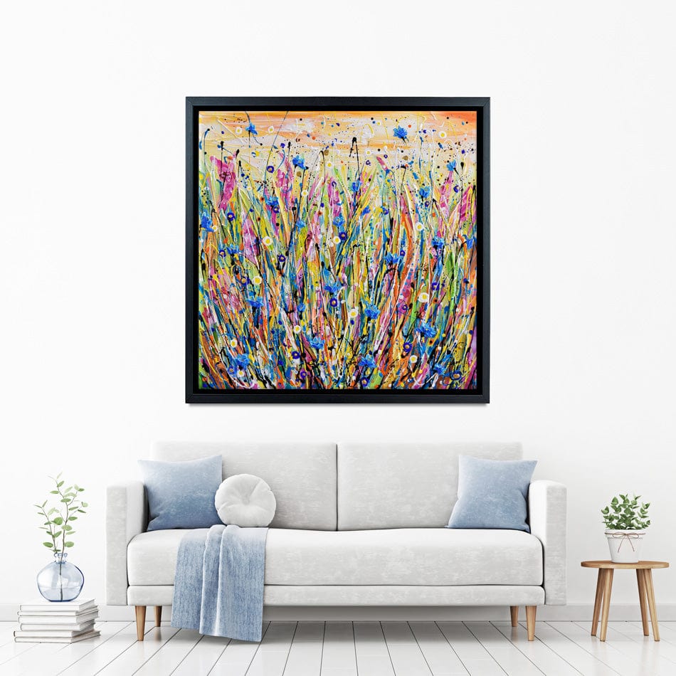 Cornflower Canvas Print wall art product Olga Tkachyk