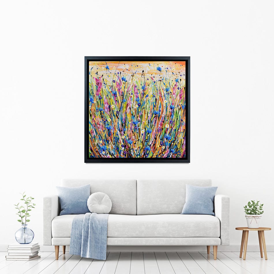 Cornflower Canvas Print wall art product Olga Tkachyk