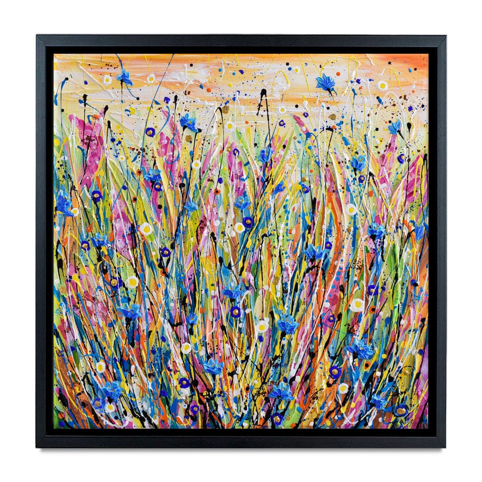 Cornflower Canvas Print wall art product Olga Tkachyk