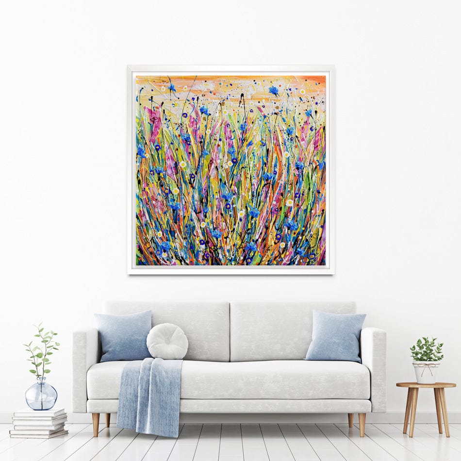 Cornflower Canvas Print wall art product Olga Tkachyk