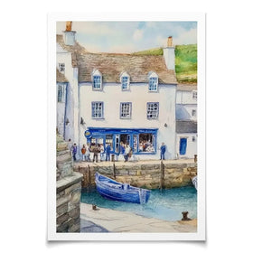 Cornish Quayside Art Print Cornish Quayside Art Print wall art product David Alexander Elder