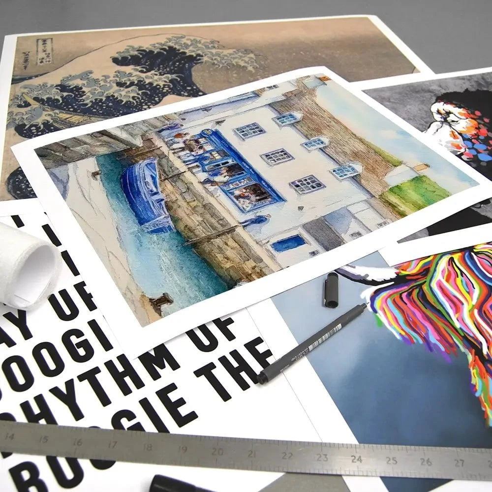 Cornish Quayside Art Print Cornish Quayside Art Print wall art product David Alexander Elder