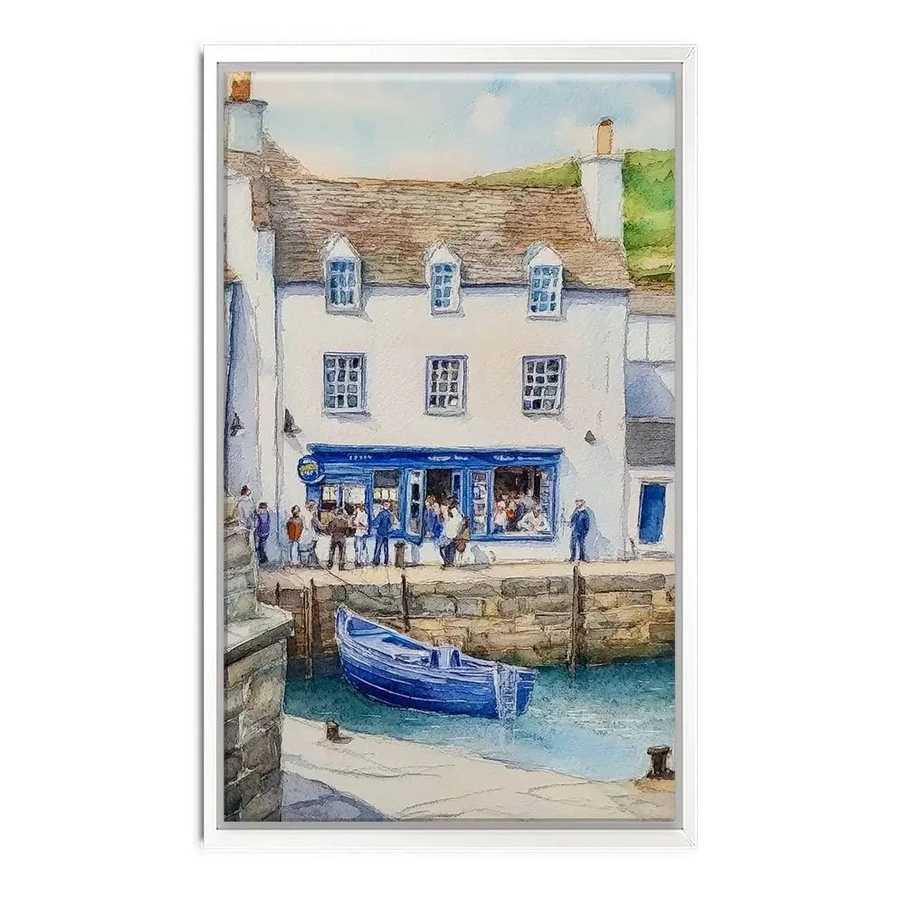 Cornish Quayside Canvas Print Cornish Quayside Canvas Print wall art product David Alexander Elder