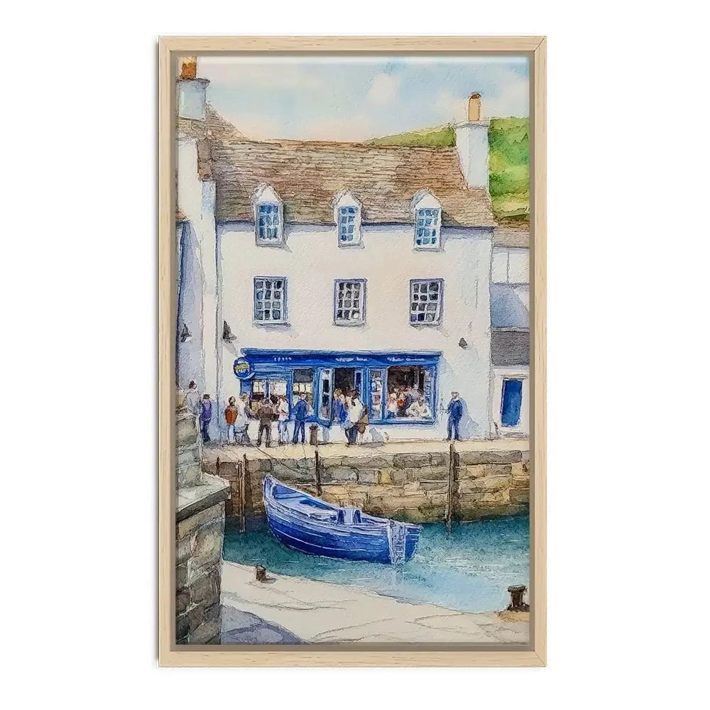 Cornish Quayside Canvas Print Cornish Quayside Canvas Print wall art product David Alexander Elder