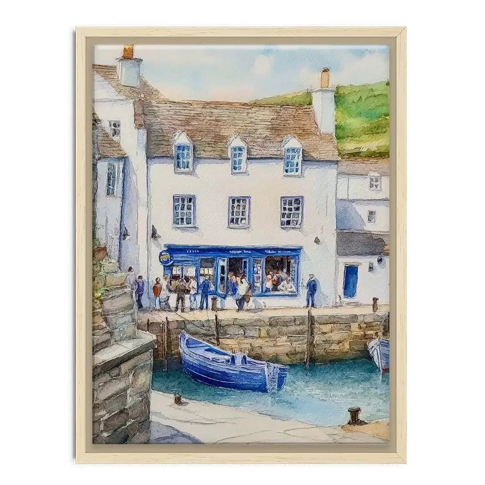 Cornish Quayside Canvas Print Cornish Quayside Canvas Print wall art product David Alexander Elder