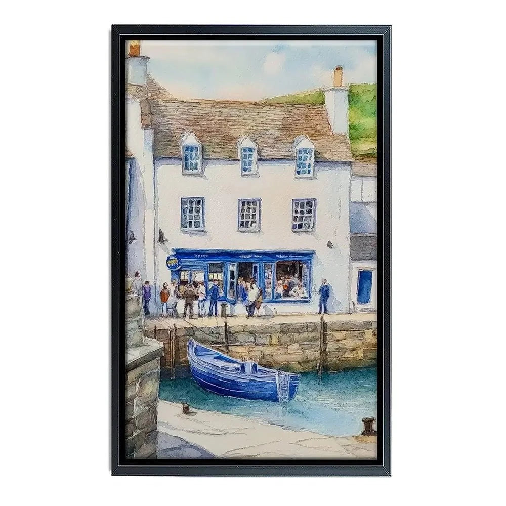 Cornish Quayside Canvas Print Cornish Quayside Canvas Print wall art product David Alexander Elder