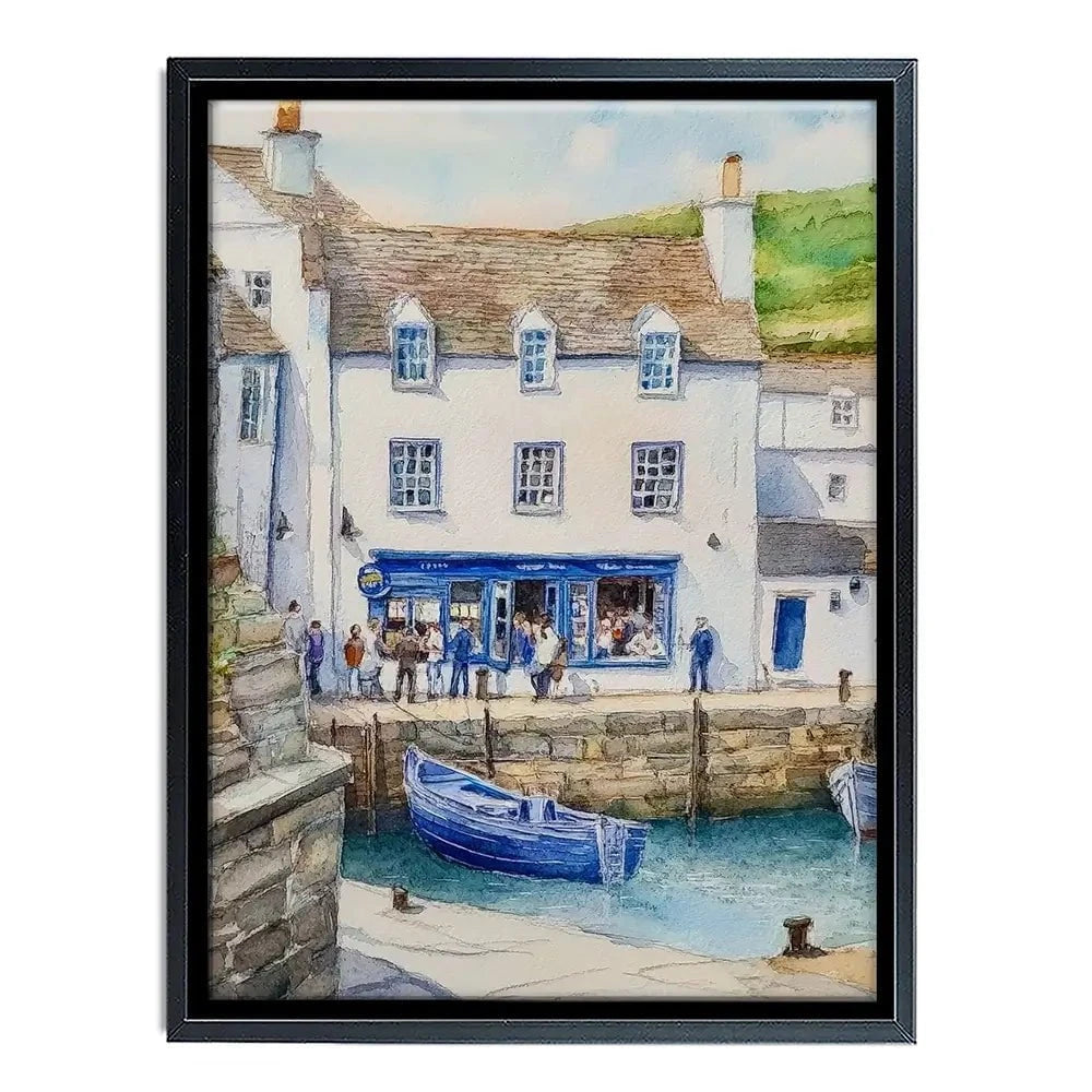 Cornish Quayside Canvas Print Cornish Quayside Canvas Print wall art product David Alexander Elder