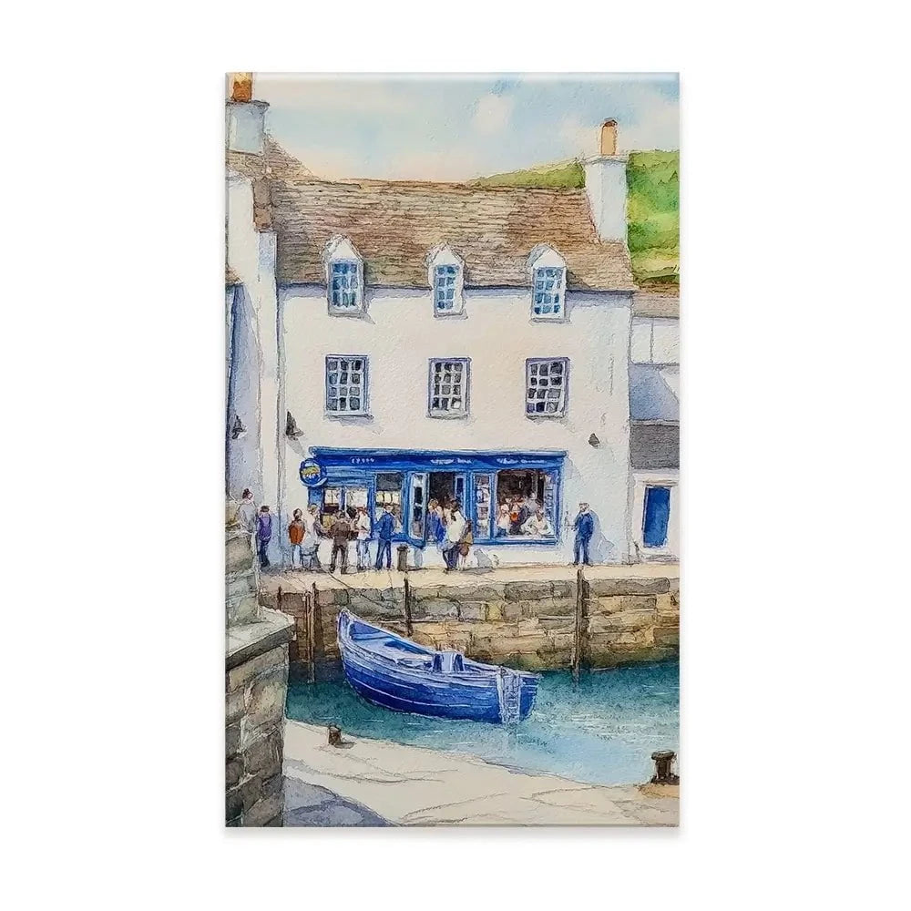 Cornish Quayside Canvas Print Cornish Quayside Canvas Print wall art product David Alexander Elder