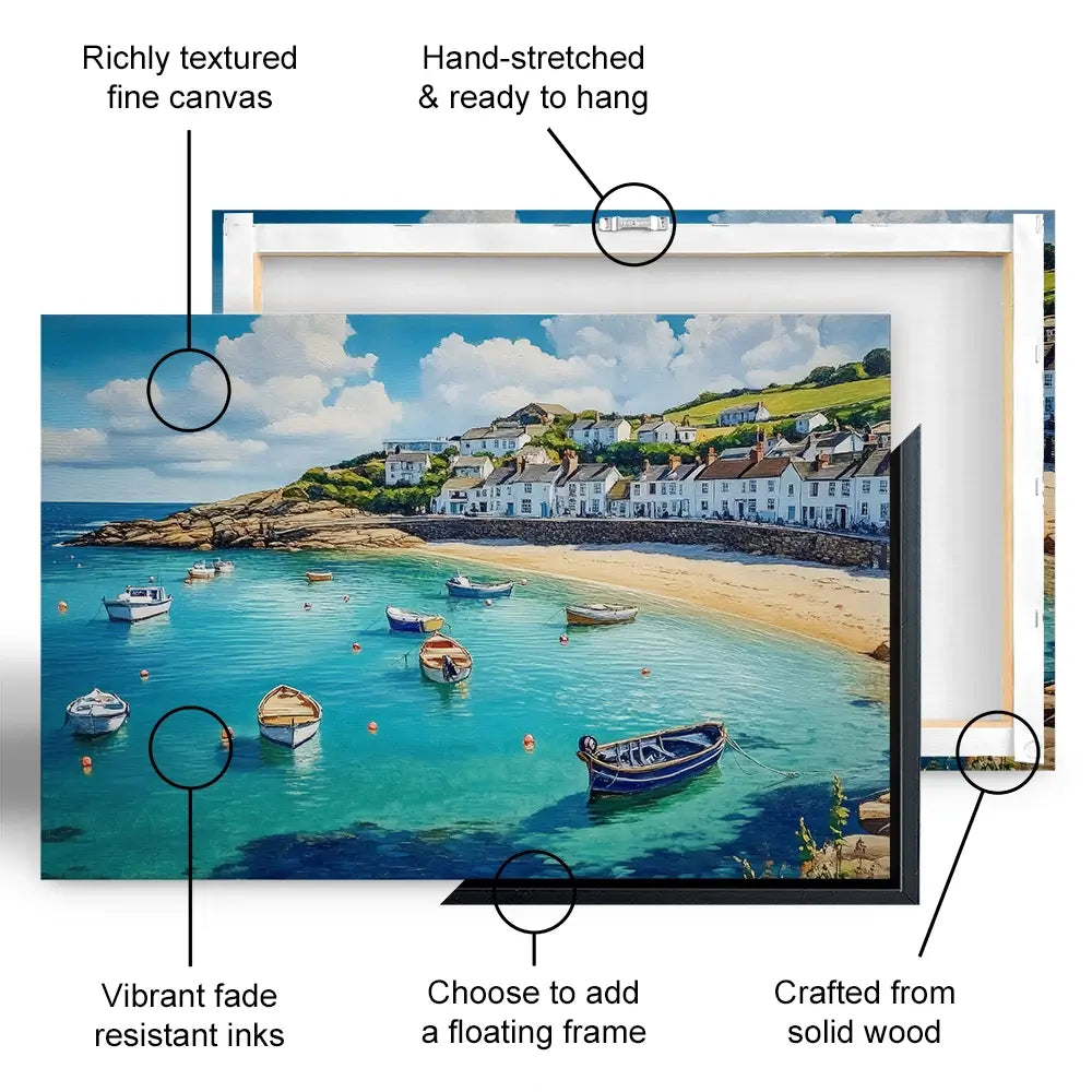 Cornwall Coast Canvas Print Cornwall Coast Canvas Print wall art product David Alexander Elder