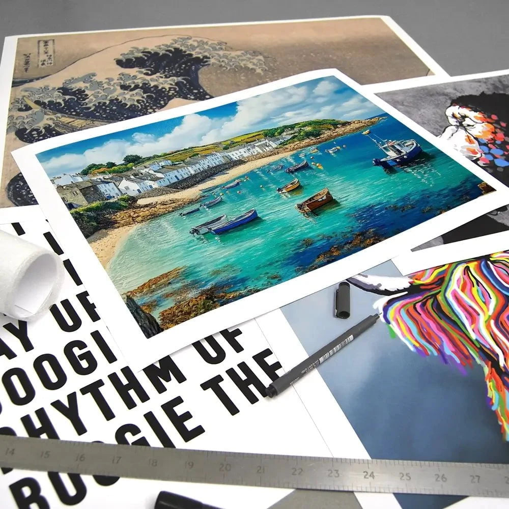 Cornwall Coastal Village Art Print Cornwall Coastal Village Art Print wall art product David Alexander Elder