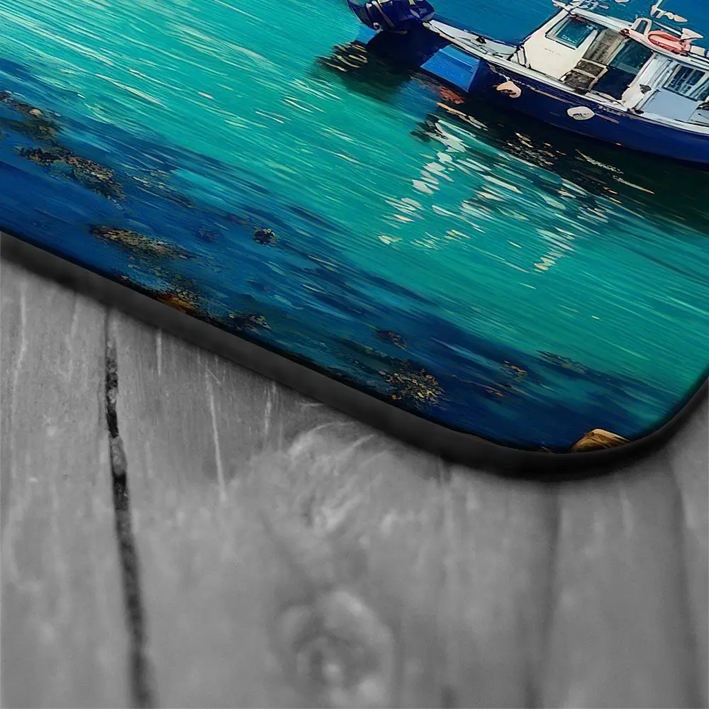 Cornwall Coastal Village Coaster Set Cornwall Coastal Village Coaster Set wall art product Art Print Shop