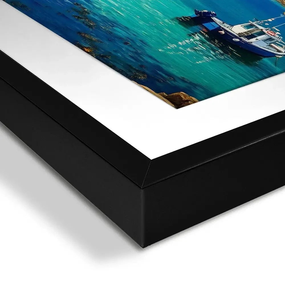 Cornwall Coastal Village Framed Art Print Cornwall Coastal Village Framed Art Print wall art product David Alexander Elder