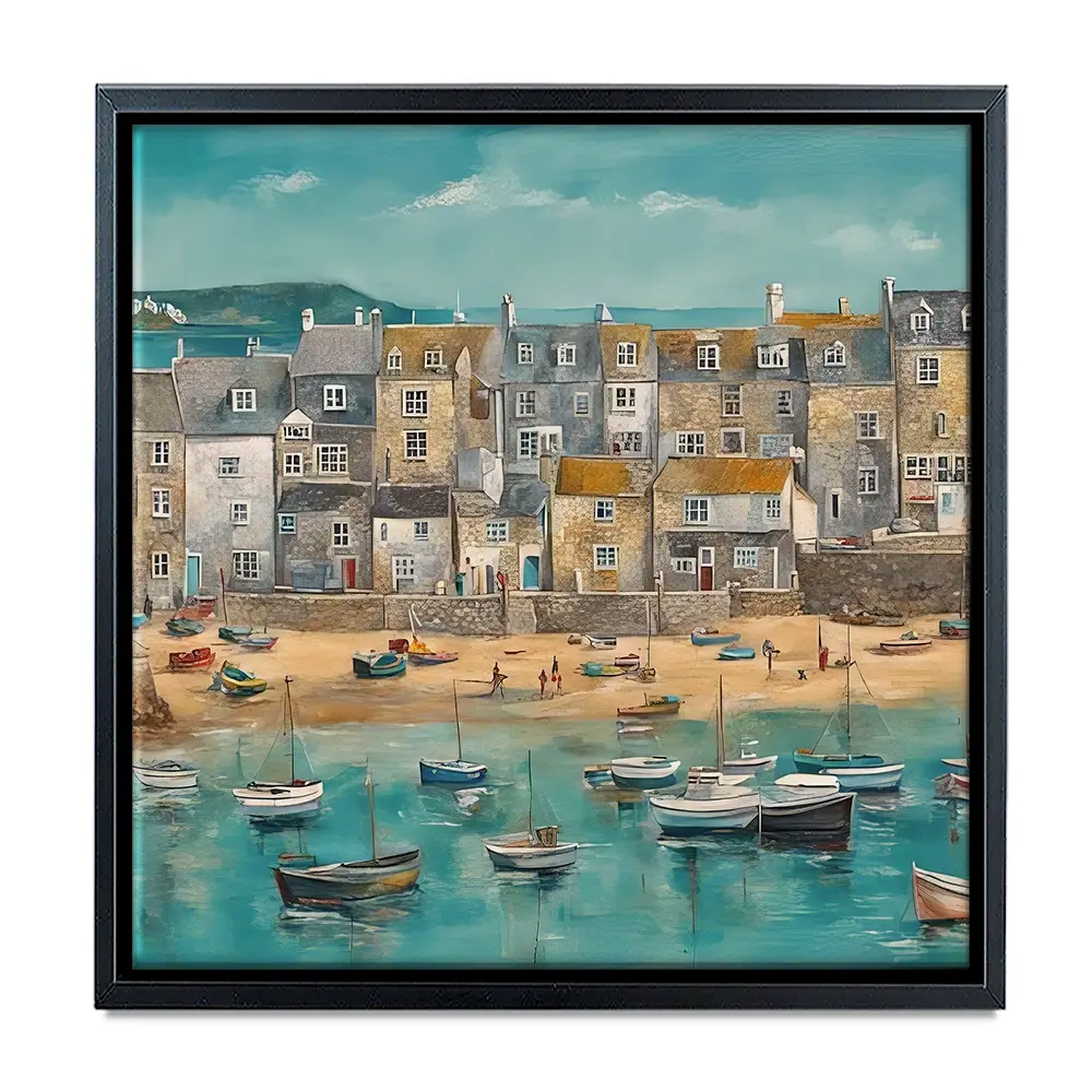 Cornwall Spring Square Canvas Print Cornwall Spring Square Canvas Print wall art product David Alexander Elder