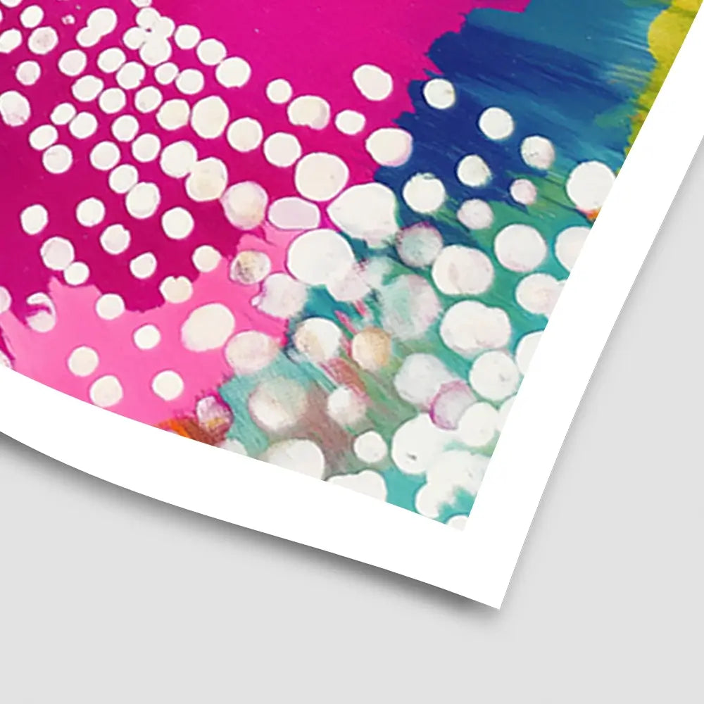 Cosmic Bloom Art Print Cosmic Bloom Art Print wall art product Chromatic Storm Studio
