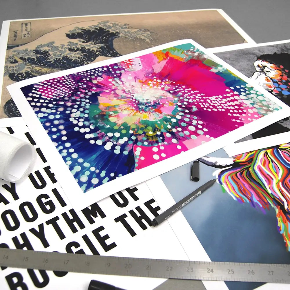 Cosmic Bloom Art Print Cosmic Bloom Art Print wall art product Chromatic Storm Studio