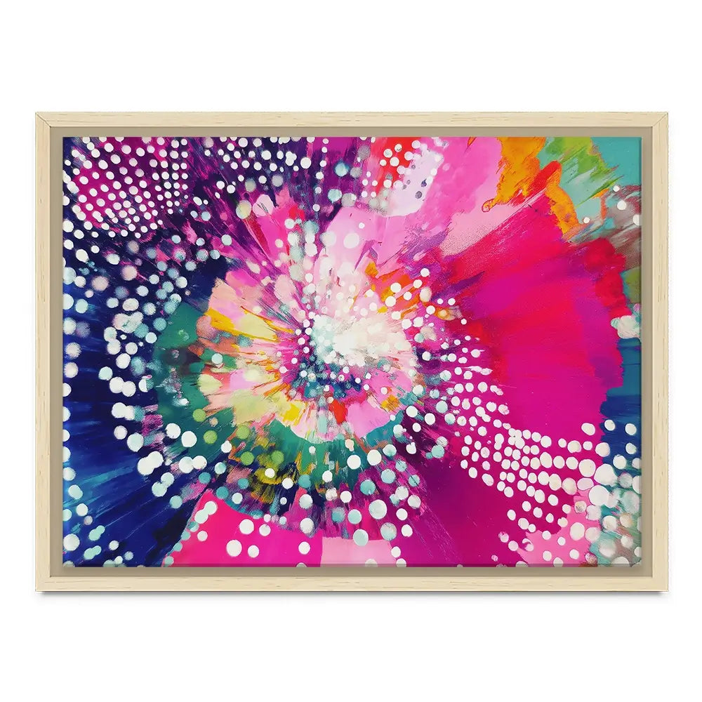 Cosmic Bloom Canvas Print Cosmic Bloom Canvas Print wall art product Chromatic Storm Studio