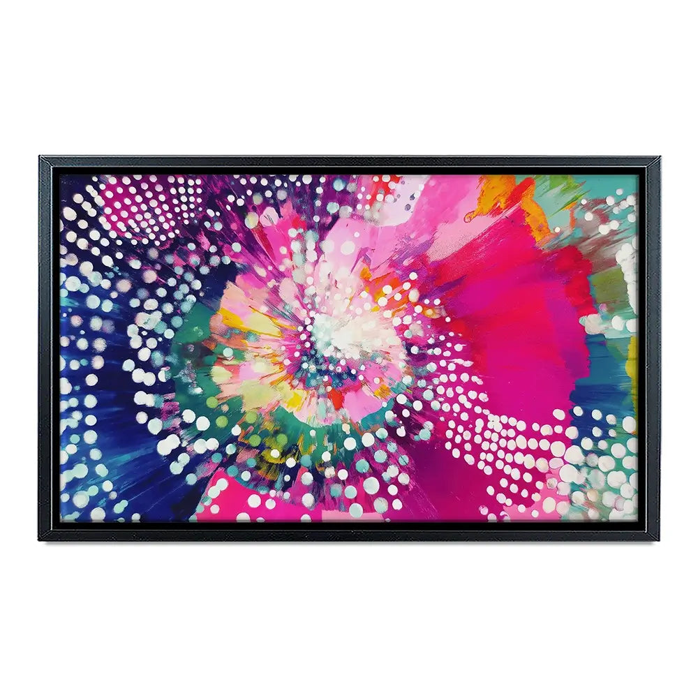 Cosmic Bloom Canvas Print Cosmic Bloom Canvas Print wall art product Chromatic Storm Studio