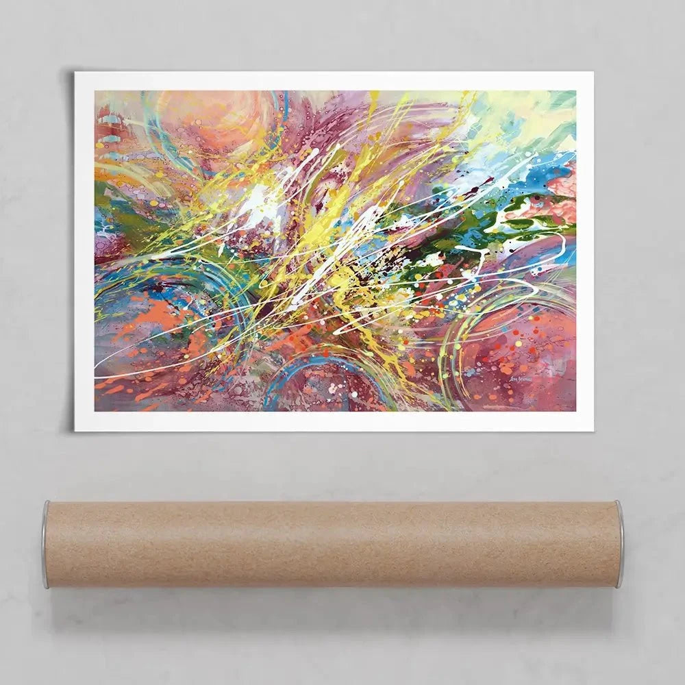 Cosmic Rhythm Art Print Cosmic Rhythm Art Print wall art product Leon Devenice
