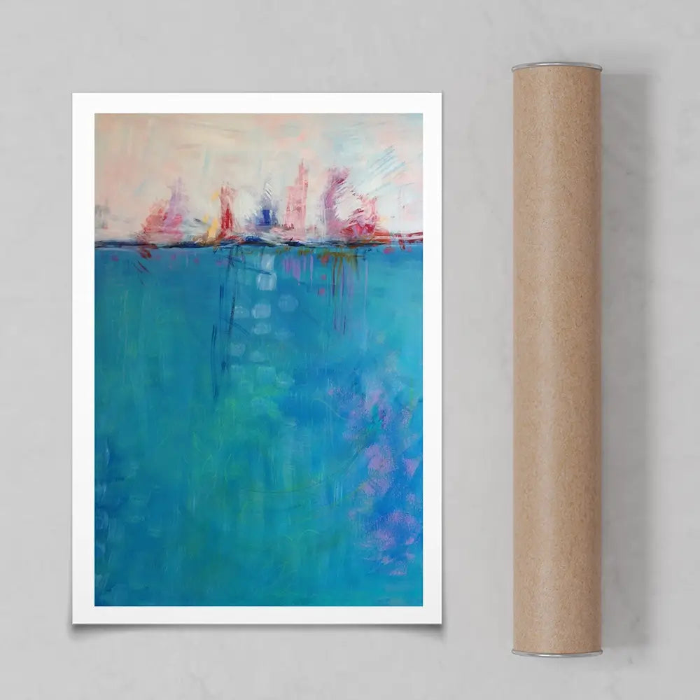 Cote D'Azure Art Print Cote D'Azure Art Print wall art product Jane Brookshaw