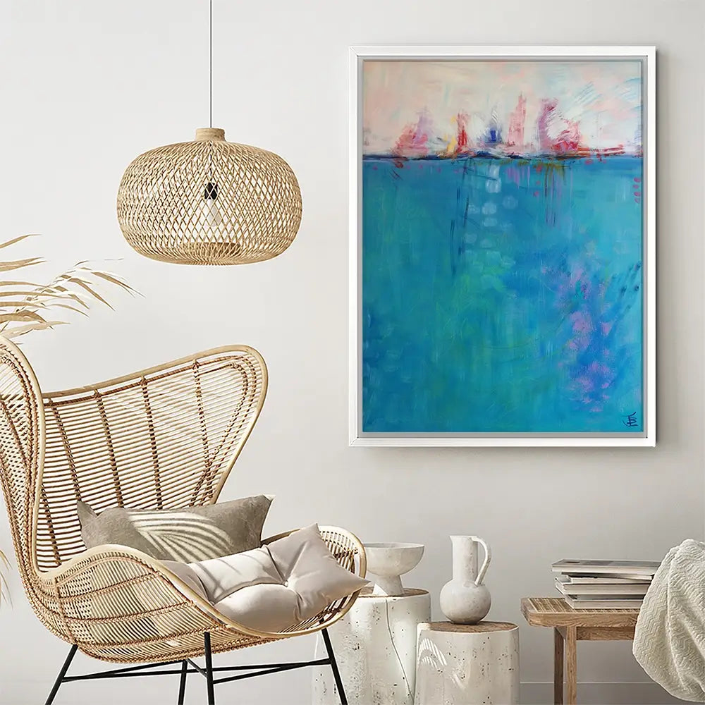 Cote D'Azure Canvas Print Cote D'Azure Canvas Print wall art product Jane Brookshaw