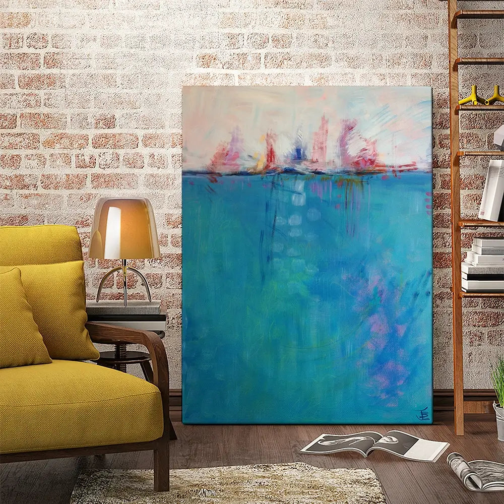 Cote D'Azure Canvas Print Cote D'Azure Canvas Print wall art product Jane Brookshaw