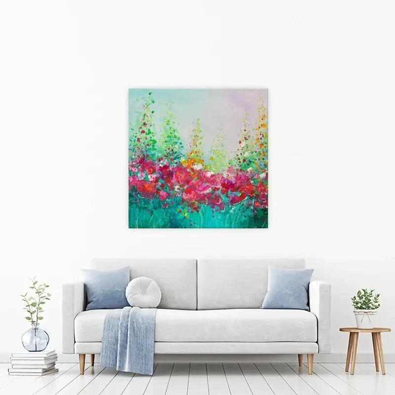 Cottage Garden Canvas Print Cottage Garden Canvas Print wall art product Jane Brookshaw