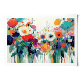 Cottage Garden Overflow Art Print Cottage Garden Overflow Art Print wall art product Chromatic Storm Studio