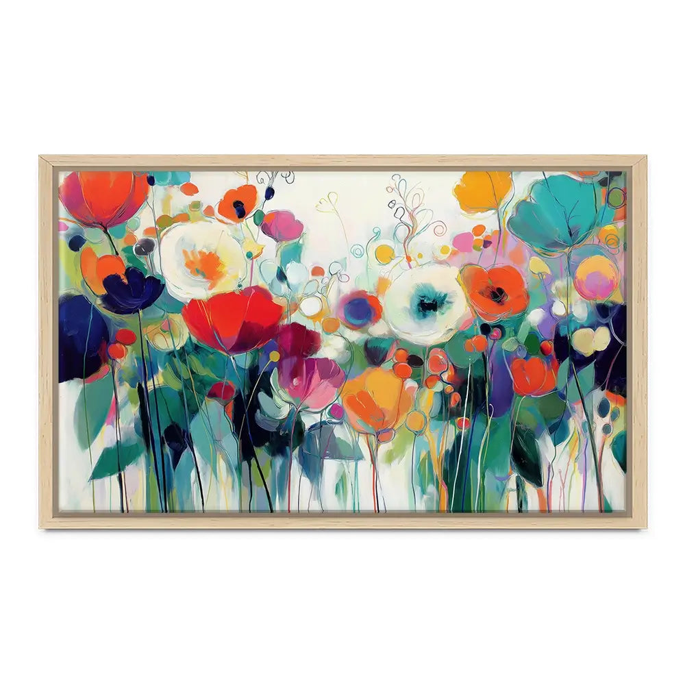 Cottage Garden Overflow Canvas Print Cottage Garden Overflow Canvas Print wall art product Chromatic Storm Studio