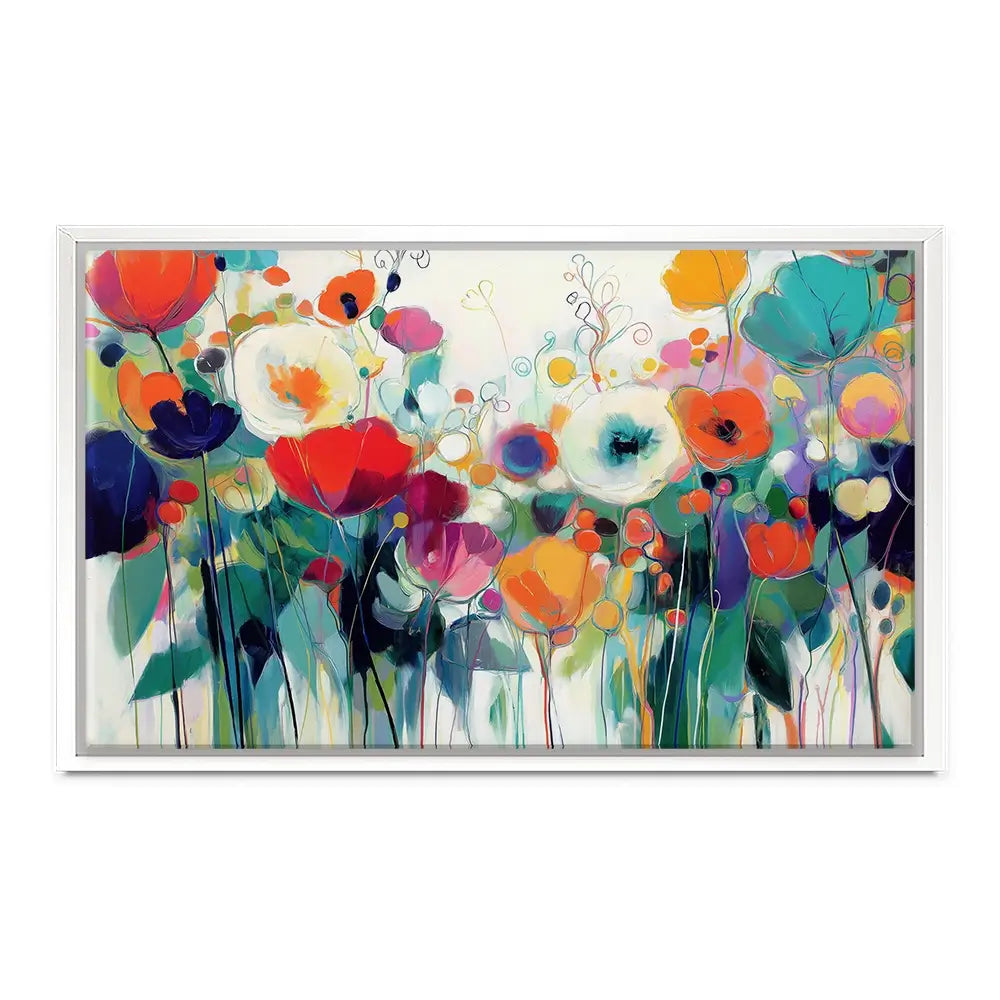 Cottage Garden Overflow Canvas Print Cottage Garden Overflow Canvas Print wall art product Chromatic Storm Studio
