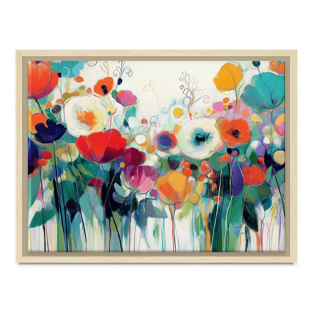 Cottage Garden Overflow Canvas Print Cottage Garden Overflow Canvas Print wall art product Chromatic Storm Studio