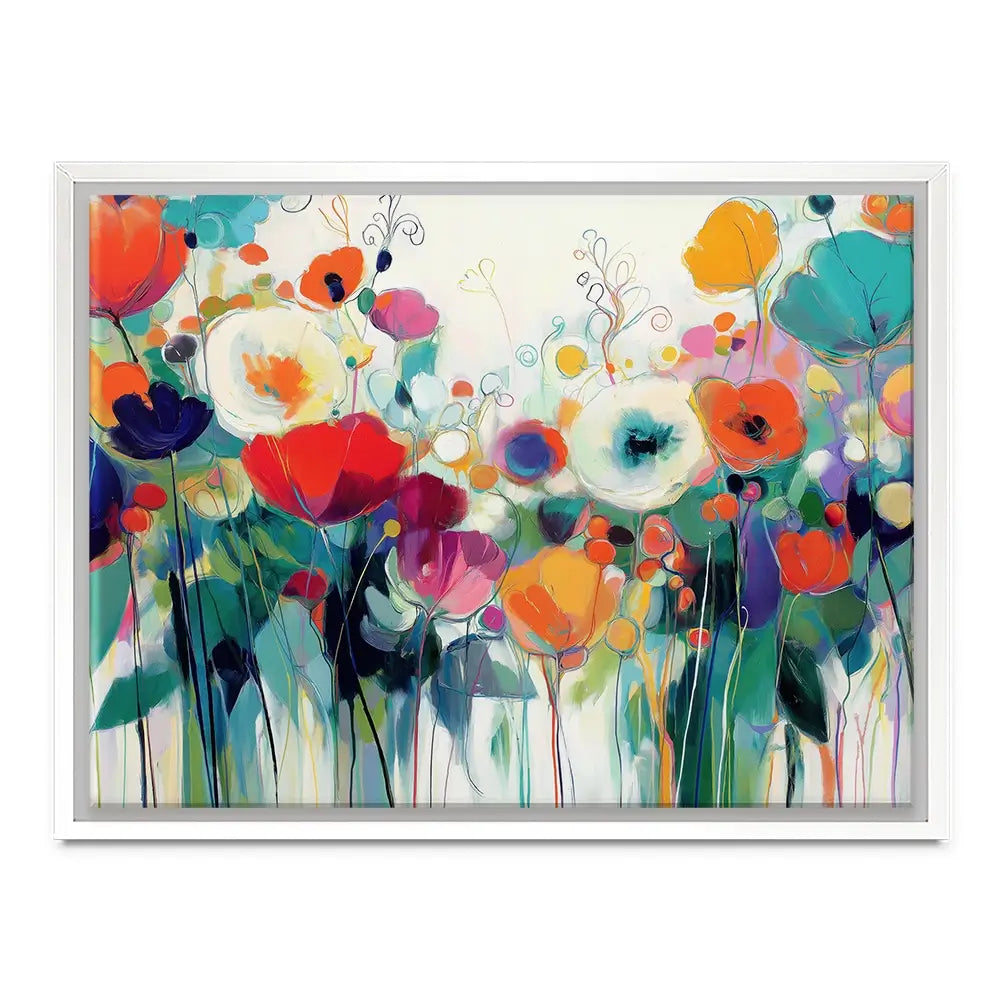 Cottage Garden Overflow Canvas Print Cottage Garden Overflow Canvas Print wall art product Chromatic Storm Studio