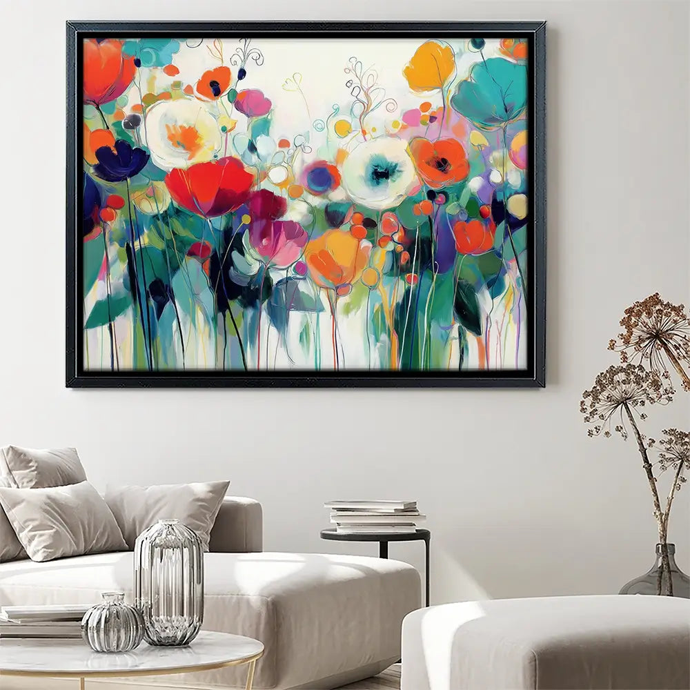 Cottage Garden Overflow Canvas Print Cottage Garden Overflow Canvas Print wall art product Chromatic Storm Studio