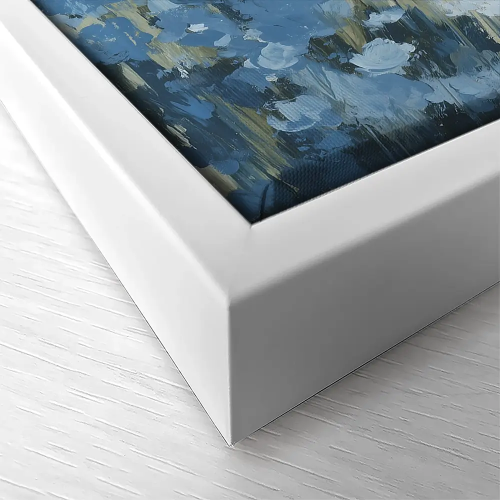 Cottage In A Bloom Field Canvas Print Cottage In A Bloom Field Canvas Print wall art product Chromatic Storm Studio