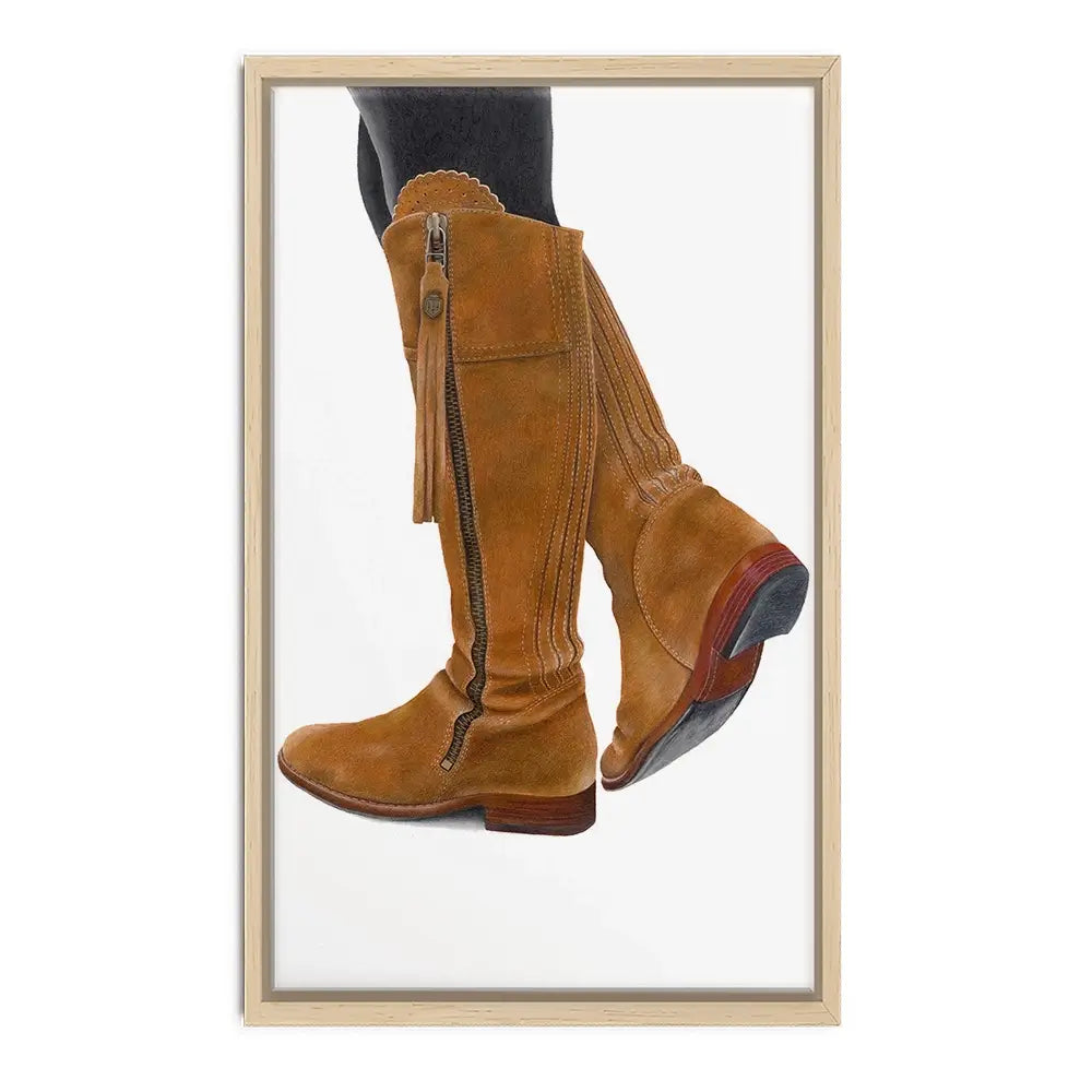 Country Boots Canvas Print Country Boots Canvas Print wall art product Georgie Turner