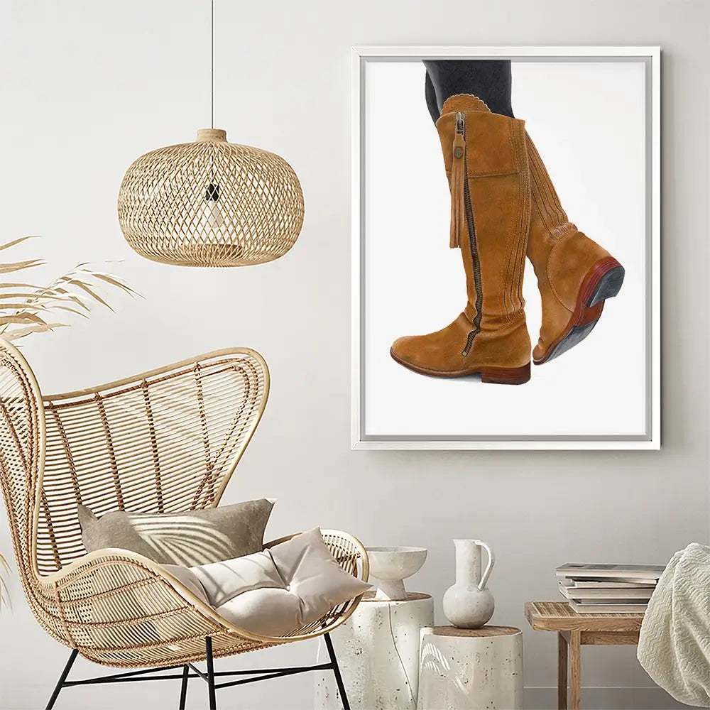Country Boots Canvas Print Country Boots Canvas Print wall art product Georgie Turner