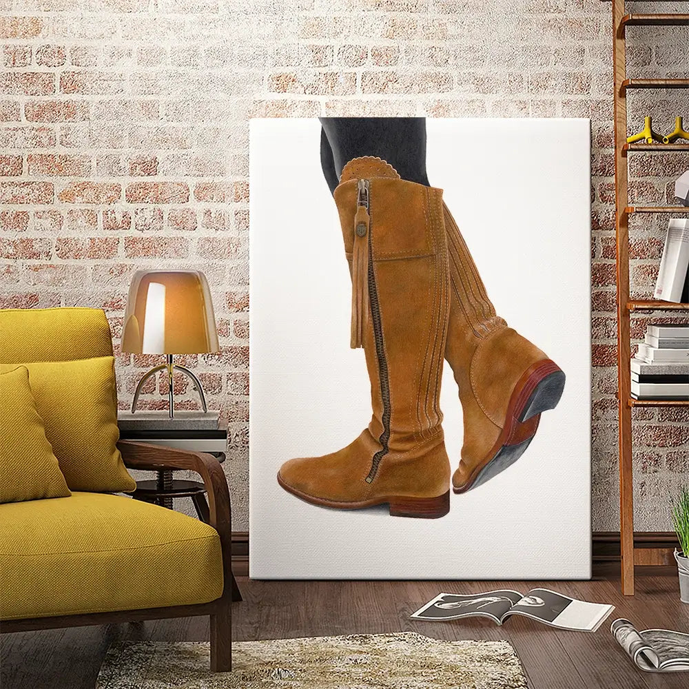 Country Boots Canvas Print Country Boots Canvas Print wall art product Georgie Turner