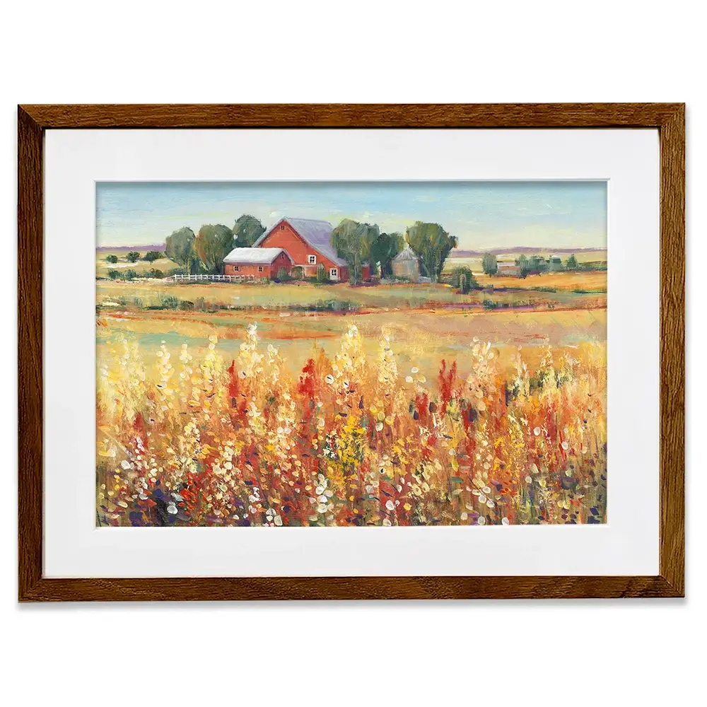 Country View Framed Art Print Country View Framed Art Print wall art product Tim O'Toole
