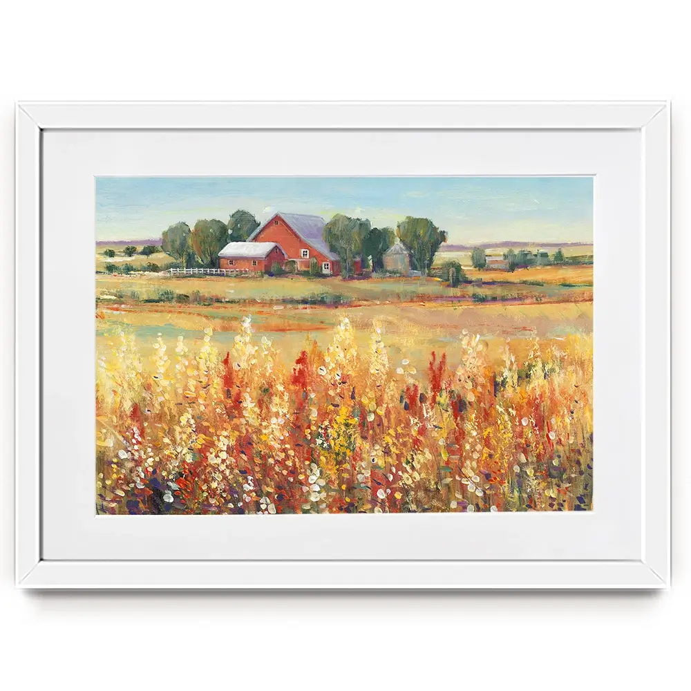 Country View Framed Art Print Country View Framed Art Print wall art product Tim O'Toole