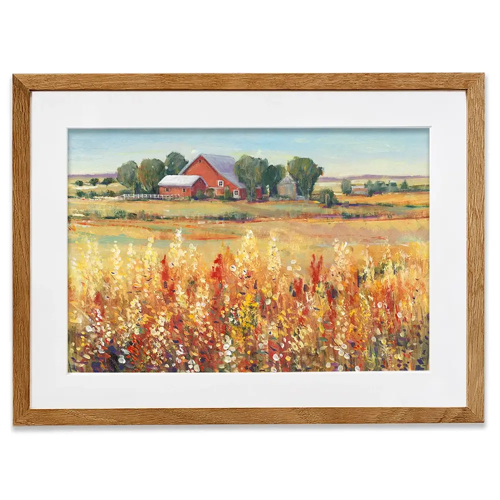 Country View Framed Art Print Country View Framed Art Print wall art product Tim O'Toole